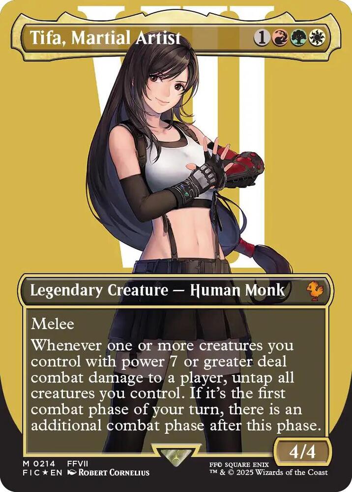 Tifa, Martial Artist (Borderless, Surge Foil) trading card