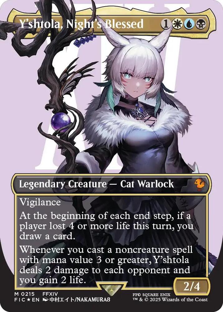 Y’shtola, Night’s Blessed trading card