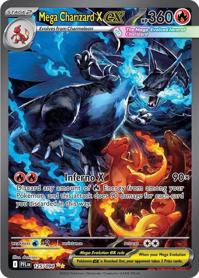Mega Charizard X ex 125/094 trading card