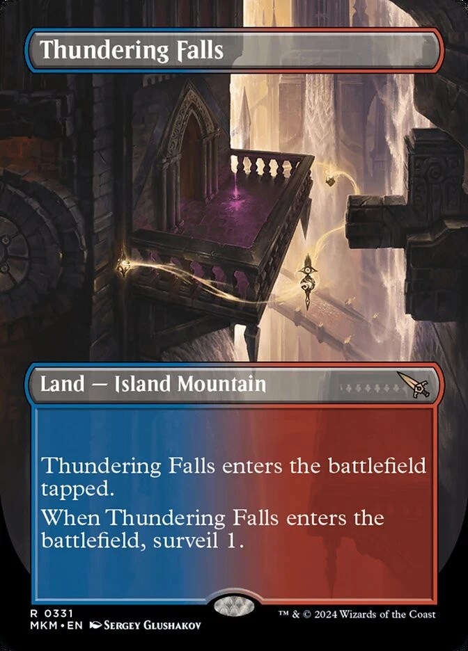 Thundering Falls Murders at Karlov Manor #331, foil trading card